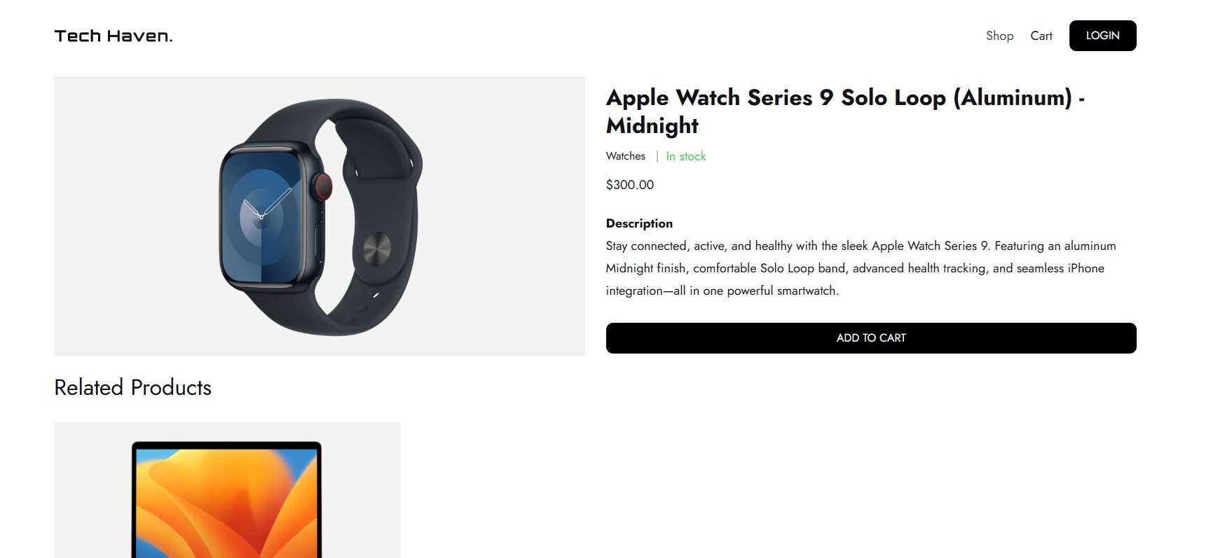 Tech Haven Screenshot